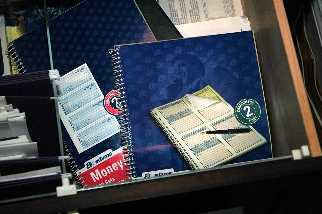 Notebooks and pen